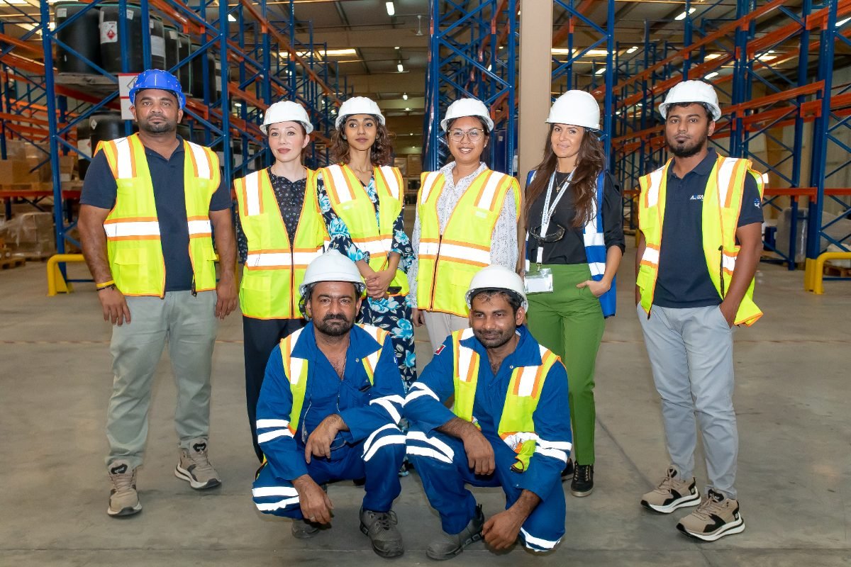 The Aquaness warehouse and operations team